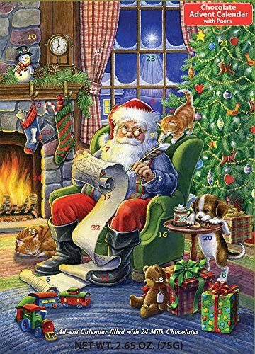 Naughty or Nice Chocolate Advent Calendar Countdown to Christmas