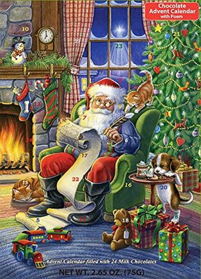 Naughty or Nice Chocolate Advent Calendar Countdown to Christmas