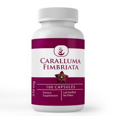 PURE ORIGINAL INGREDIENTS Caralluma Fimbriata, 100 Capsules Always Pure, No Additives Or Fillers, Lab Verified