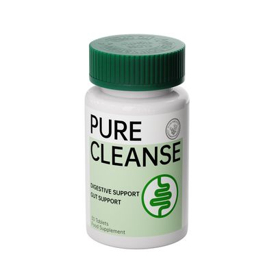 HANFANGLING Pure Cleanse Tablet,Gut Colon Detox,Relieve Constipation,Bloating,Bowel Cleanse,Digestive Support, Nature Herbal Formula,30 Heart-Shaped Tablet