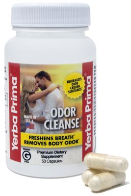 Yerba Prima Odor Cleanse - 50 Capsules - Premium Extract