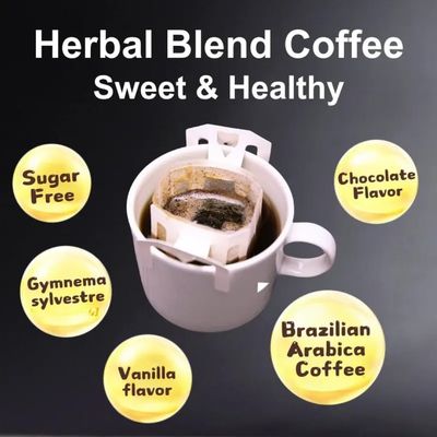 SHO Tokyo Diet Coffee Chocolate Vanilla, Drip Coffee, 7 Single Serve Coffee Bags, Camping Pour Over Coffee, Perfect for Travel and On-the-Go