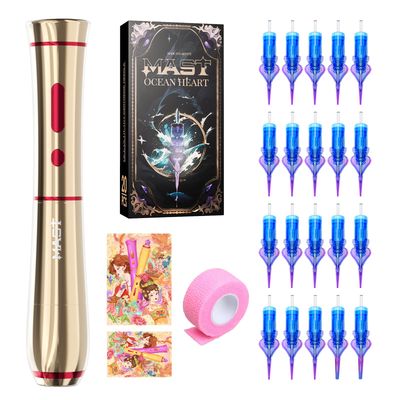 Mast P40 Wireless Tattoo Pen Machine Rotary Tattoo Gun Lightweight Digital Display Slim Frame for Women Aritst