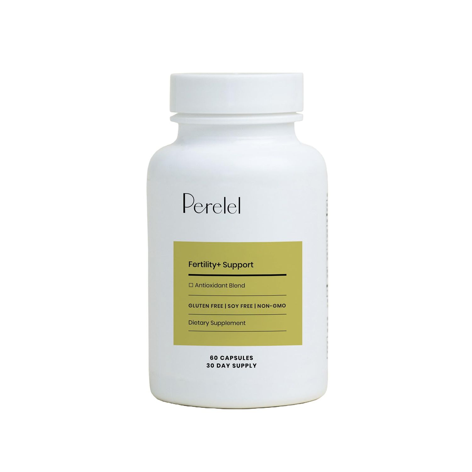 Perelel CoQ10, Acai Berry Acetyl L Carnitine Supplement for Fertility Support - Antioxidant-Rich Fertility Support - Gluten, Soy, GMO Dairy Free Supplements for Women 60 Capsules
