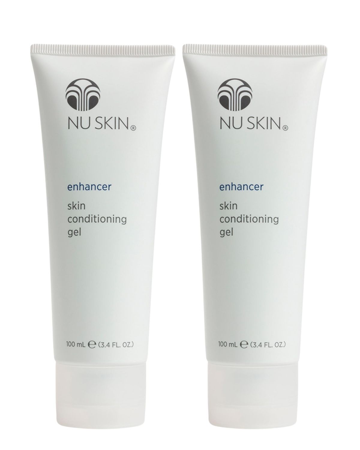 Nu Skin Enhancer Skin Conditioning Gel Aloe Vera-Infused Soothing Formula for Ultimate Skin Comfort, Hydration, and Versatility in Skincare Routines Lightweight Moisturizer 3.4 Fl Oz 2 Pack