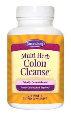 Natures Secret Multi-Herb Colon Cleanse, 275 Tablets