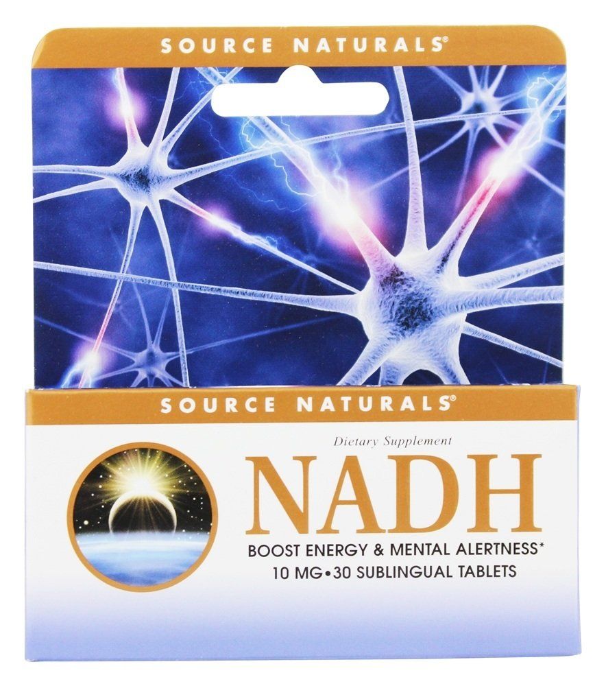 Source Naturals NADH 10mg, Boost Energy and Mental Alertness, 10mg - 30 Peppermint Lozenges