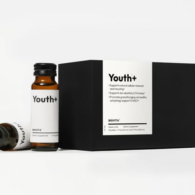 BIGVITA Youth NAD Shots for Anti-Aging, Energy, Skin Hair Health, Cognitive Support Ready-to-Drink Supplement Beauty from Within Vegan, Made in USA