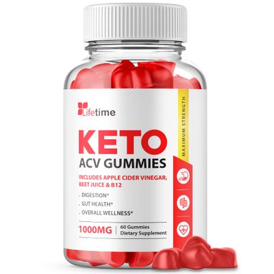 Lifetime Keto Plus ACV Gummies - Official Formula, Vegan, Non GMO - Lifetime Keto acc Gummies, Life Time Keto Gummies with Apple Cider Vinegar, Vitamin B12, Beet Root, Pomegranate Juice 60 Gummies