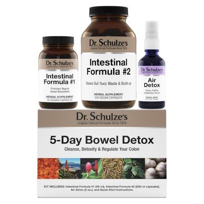 Dr. Schulzes 5-Day Bowel Detox Herbal Colon Cleanse May Improve Digestion Promotes Healthy Movements Packaging May Vary