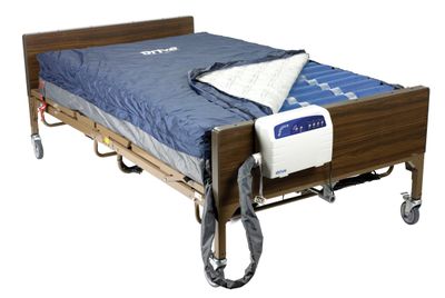 Drive Medical Med Aire Plus Bariatric Heavy Duty Low Air Loss Mattress System, 48