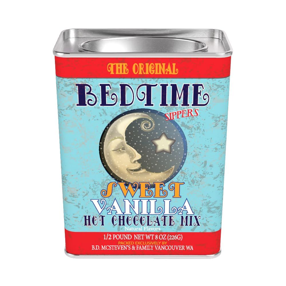 McStevens Hot Chocolate Cocoa Mix Bedtime Sippers - Sweet Vanilla Hot Chocolate Mix, 8 oz
