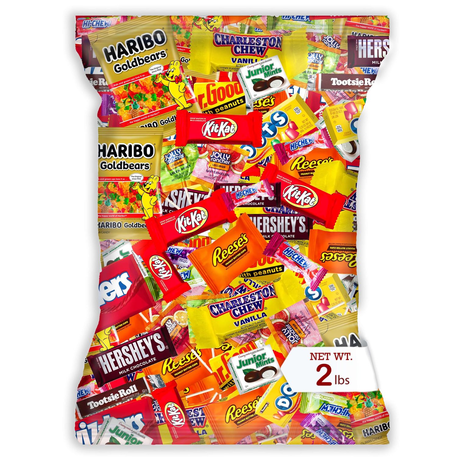 Individually Wrapped Mini Candy Chocolate Mix - 2 lb Bulk Easter Candy Assortment - Easter Basket Stuffers, Pinata Stuffer Candies Variety Pack, Office CandyBowl Treats - Sweet Chocolatey Flavors