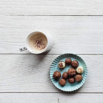 Barnies Caf Mocha Truffle Ground Coffee, Decadent and Rich Chocolate Flavor, Medium Roasted Arabica Coffee Beans, Sugar Free and Nut Free, 12 oz Bag Pack of 2