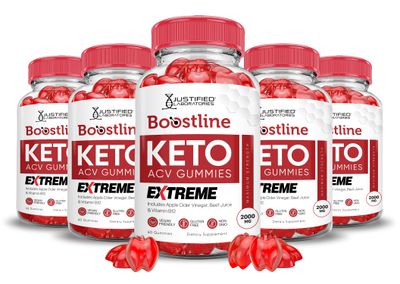 5 Pack Boostline Keto ACV Gummies Extreme 2000MG Boost Line Keto Gummies Apple Cider Vinegar Formulated with Pomegranate Beet Juice Powder B12 Vegan Non GMO 300 Gummys