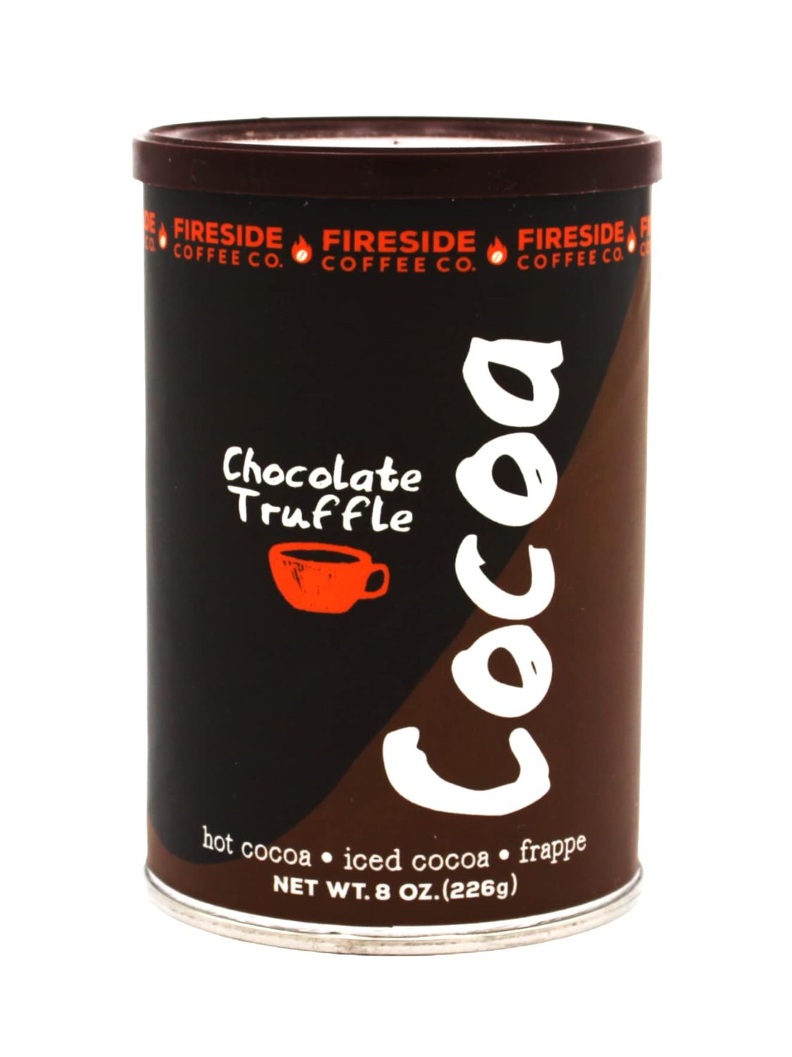 Fireside Coffee Instant Cocoa Chocolate Truffle 8 ounce