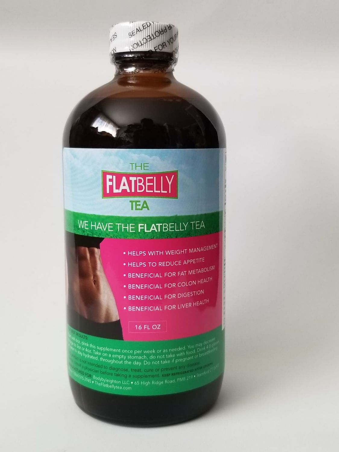 Flatbelly Tea, Weight Management and Appetite Reduction, 16 oz
