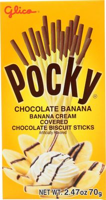 Pocky Covered Biscuit Stick (Chocolate Banana) - 2.47oz (Pack of 1)