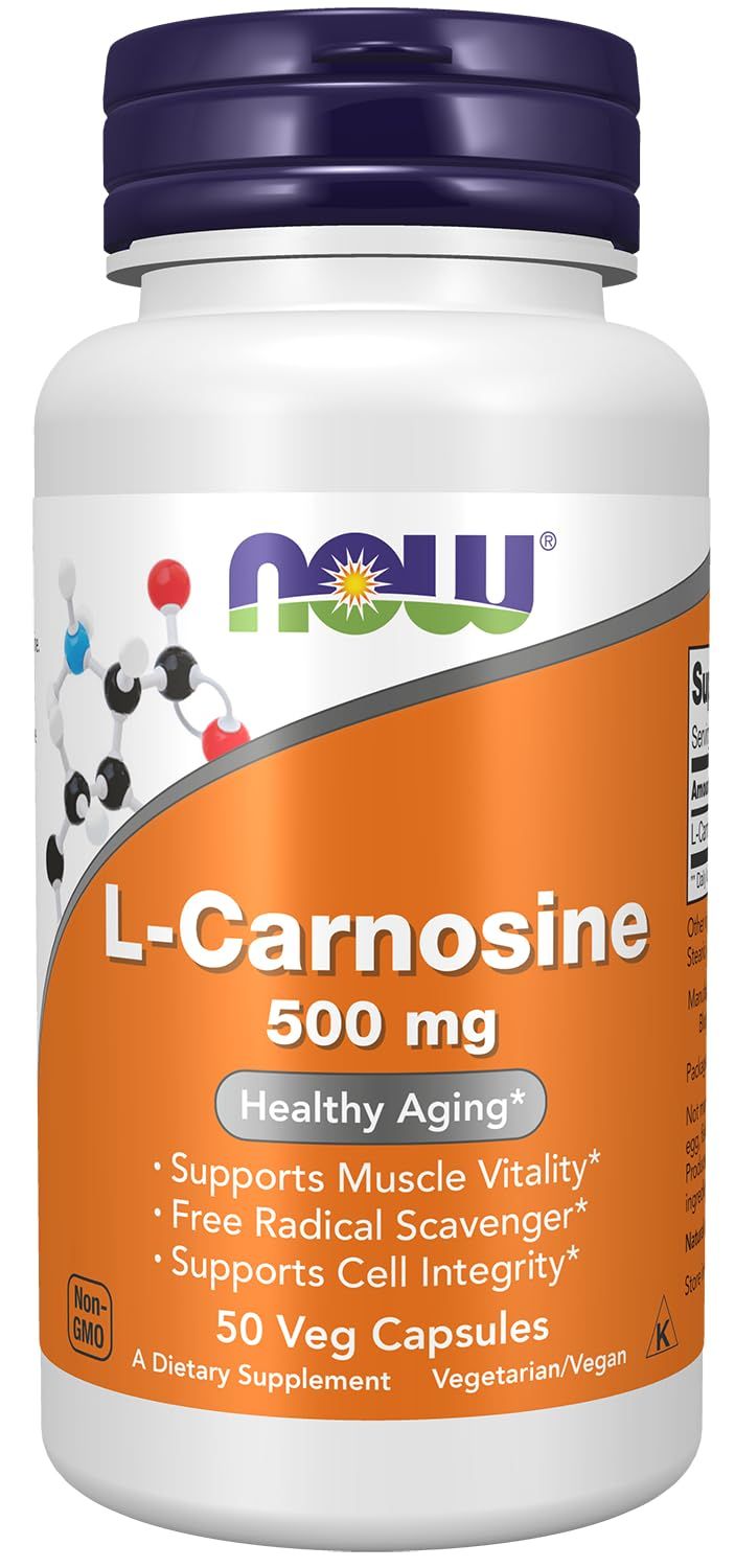 Now Foods L-Carnosine, 50 CT