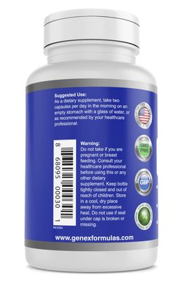 Genex Formulas NR Nicotinamide Riboside 300mgServing 60 Capsules NAD Precursor for Healthy Aging - GMP-Certified, Non-GMO, Gluten-Free, Vegetarian 1 Pack
