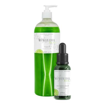 Shampoo and Treatment Set Minoxidil 5 and Bergamot MINOXIDILBER