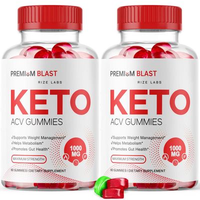 rize labs Pack of 2 Premium Blast Keto ACV Gummies, Advanced Weight Loss Formula Gummy, Apple Cider Vinegar Pastillas Gomitas Plus Management Maximum Strength 120 Gummies