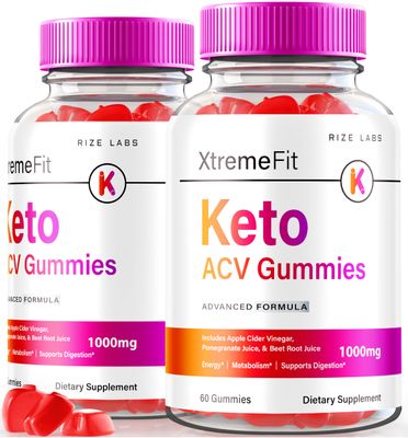rize labs - Xtremefit Keto ACV Gummies for Advanced Weight Loss, Advanced Formula, Apple Cider Vinegar Supplement 120 Gummies