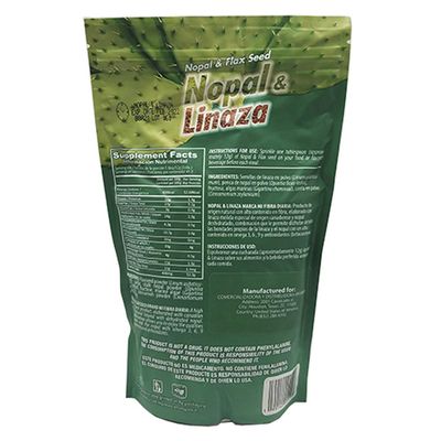 Mi Fibra Diaria Nopal &amp; Linaza. Nopal Cactus and Flax Seed Fiber Dietary Supplement. 17.6 oz.