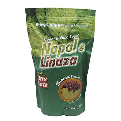 Mi Fibra Diaria Nopal &amp; Linaza. Nopal Cactus and Flax Seed Fiber Dietary Supplement. 17.6 oz.