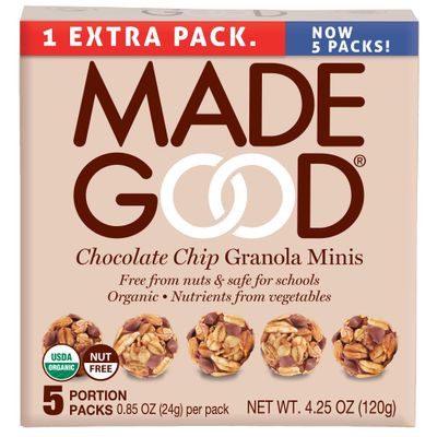 Made Good Granola Minis Chocolate Chip, 24 gram, Pack of 6