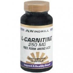 Windmill L-Carnitine 250 mg Capsules 50 Count 3 Pack