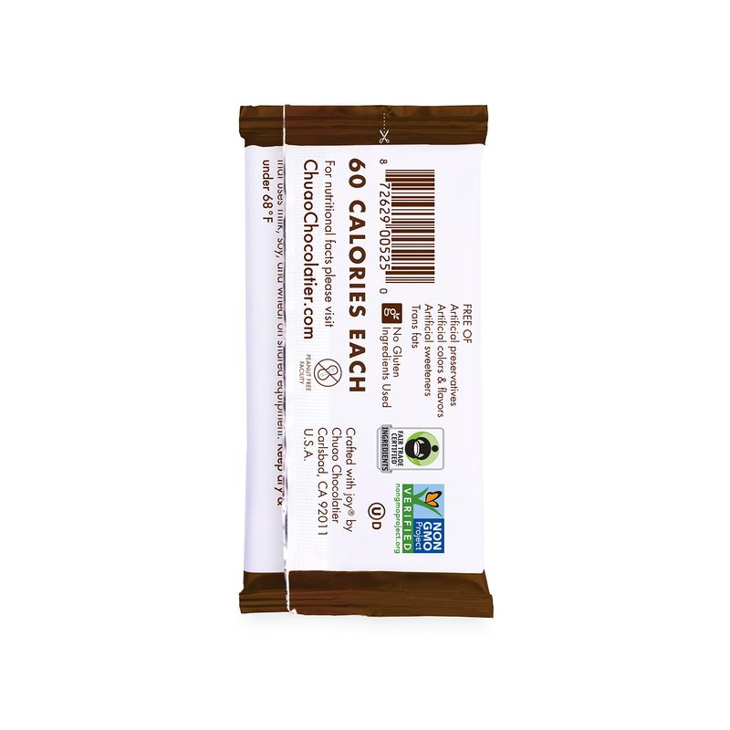 Chuao Chocolatier Triple Nut Temptation Dark Mini Chocolate Bars  Gourmet Pistachios Almonds Hazelnuts No Preservatives  24 Pack (0.39 oz each)