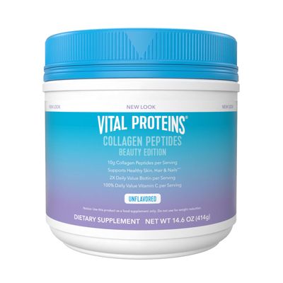 Vital Proteins Collagen Peptides Beauty Edition-10g Collagen with Biotin, Vitamin C and Zinc. 14.6 oz