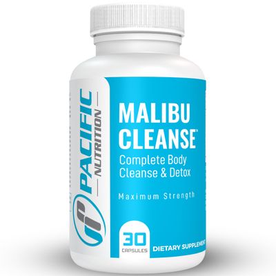 Pacific Nutrition Malibu Cleanse - 15 Day Cleanse - Gut and Colon Support - Advanced Gut Cleanse Detox for Men Women Cascara Sagrada Bark, Aloe Vera, Psyllium Husk, Pro-Biotics - Made in USA