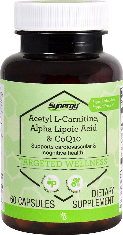 Vitacost CoQ10 Alpha Lipoic Acid Acetyl L-Carnitine HCl -- 60 Capsules