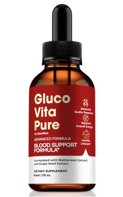 GlucoVita Pure, Official Gluco Vita Pure Drops, All-Natural Extract to Support Healthy Circulation, Stable Levels Overall Health, Premium GlucoVitaPure Gotas Review 30 Servings
