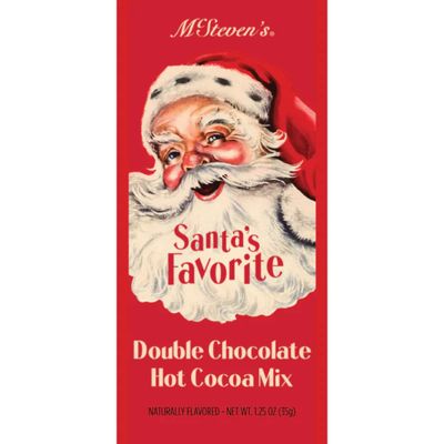 McStevens Hot Chocolate, Santas Double Chocolate Cocoa, 1.25 Ounce Pack of 5