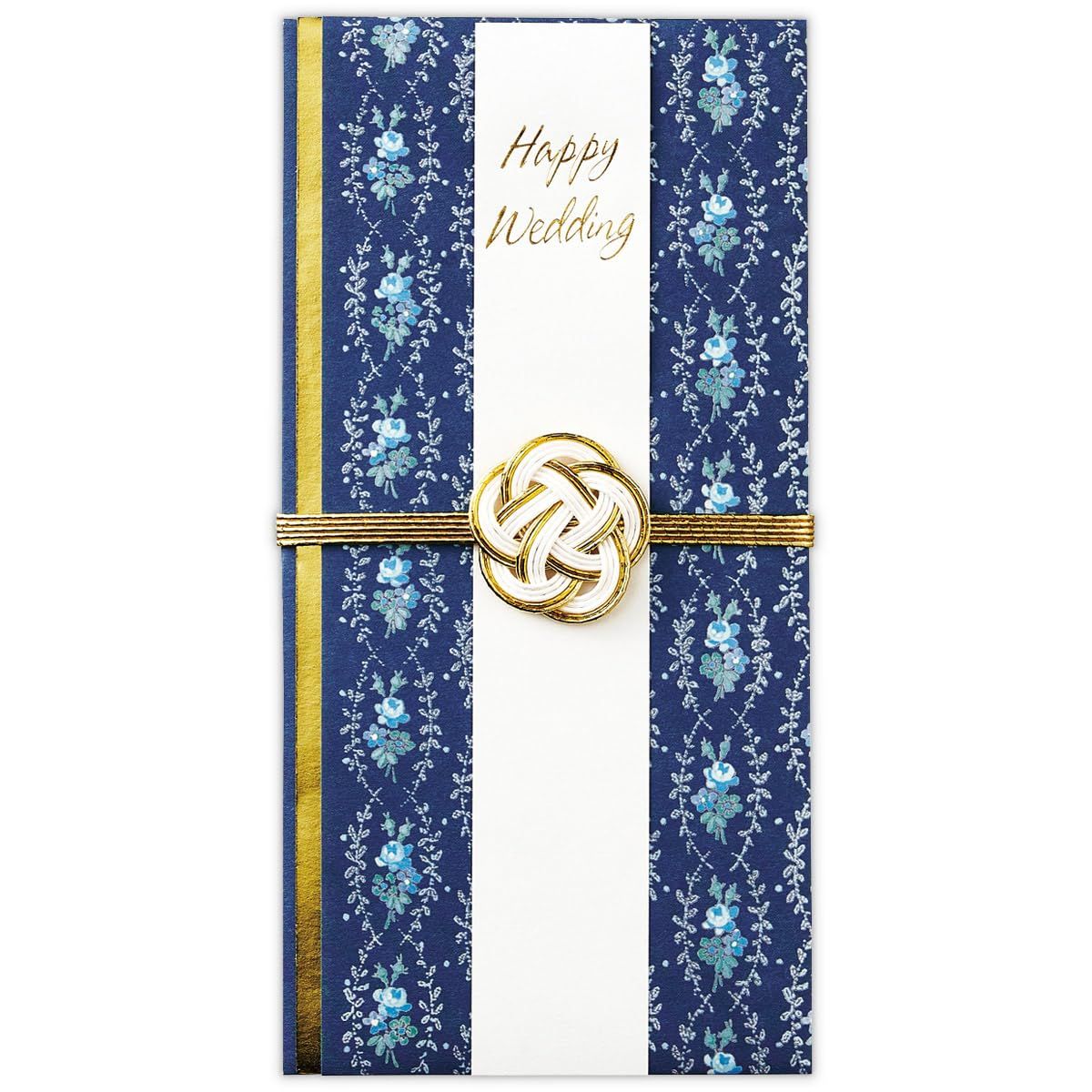 Hallmark 832018 Wedding Slim Navy Rose Festival Bag