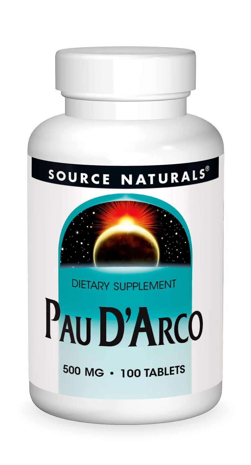 Source Naturals PAU DArco Dietary Supplement - 100 Tablets
