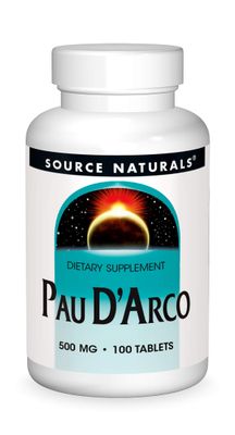 Source Naturals PAU DArco Dietary Supplement - 100 Tablets
