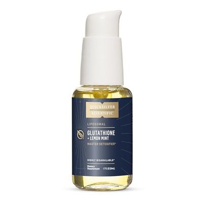 Quicksilver Scientific Liposomal Glutathione - Superior Absorption Oral Glutathione Supplement for Detox Immune Support - 100 mg - Gluten Free Non-GMO 1.7 fl oz