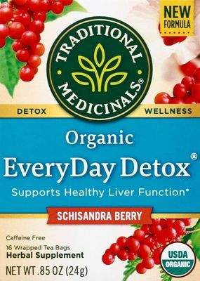 Traditional Medicinals Everyday Detox Herb Tea 6x16 BAG