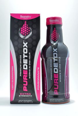 Detox Pure Neometrx Same-Day Extra Strength Detox Drink, Pomegranate Flavor, 20 Fl Oz