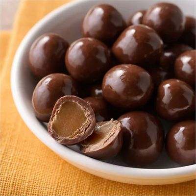 Zolli Gemz Sugar-Free Candy, Milk Chocolate Covered Caramel, 3 Ounce Bag 4 Packs