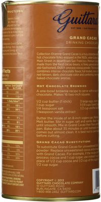 Grand cacao Guittard Drinking Chocolate, 10 oz Pack of 2