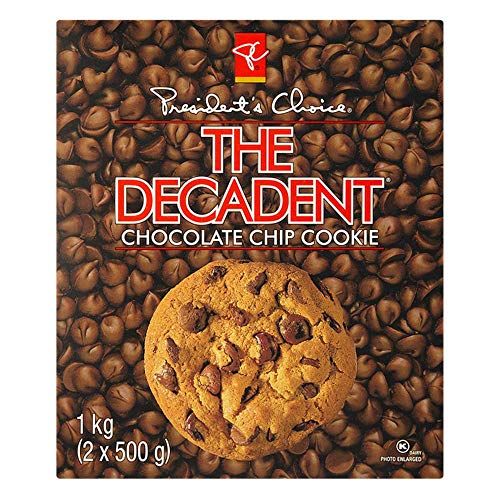 Presidents Choice The Decadent Chocolate Chip Cookies 1000g35.3oz Imported from Canada