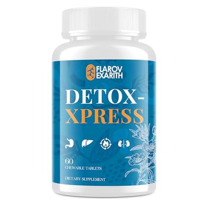 Canna Cleanse, Liver Cleanse Detox Repair Chewable Tablets, Milk Thistle Supplement, Fast-Acting Body Detox for Women Men, Toxin Flush for Liver, Kidney, Digestion Metabolism, 60 Tablets
