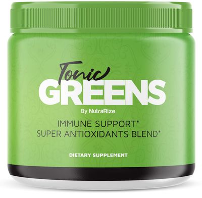 NutraRize Tonic Greens, All-Natural Supplement in a Jar for Immune Support, Delicious Way to Detox The Body, Tonic Green Powder for Health and Wellness Reviews 30 Servings