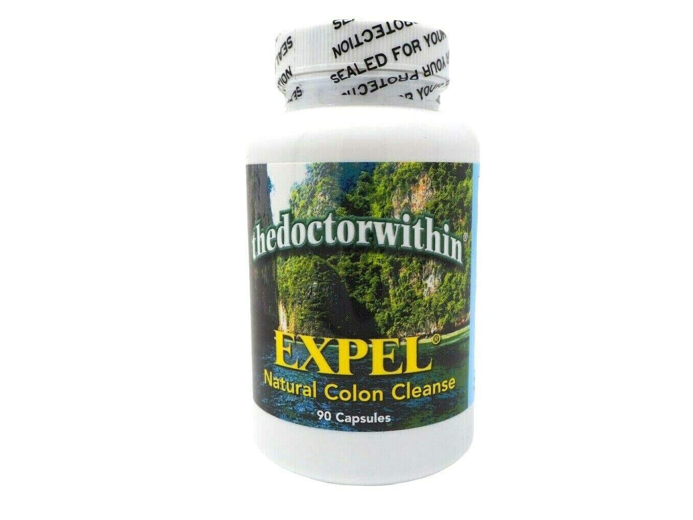 thedoctorwithin EXPEL - Herbal Digestive Support Colon Cleanse Supplement Natural Detox Formula Supports Regularity Gut Health 90 Capsules